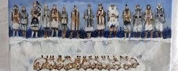 Joint burial service during the 1914 Christmas Truce