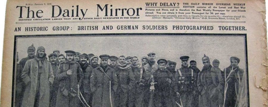 The Daily Mirror — British and German Soldiers, 1914